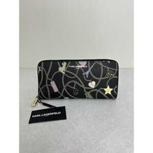 Karl Lagerfeld Paris Maybelle Ziparound Wallet NWT